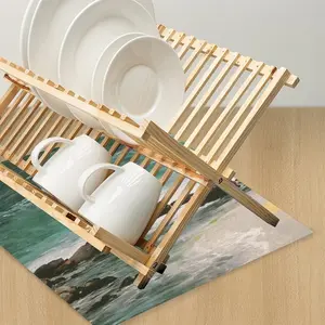 Breaking Waves Kitchen Drying Pad (Square)