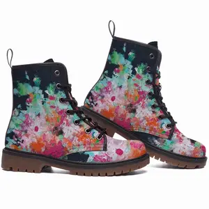 Men Wish You Flowers Nr Q Leather Work Boots