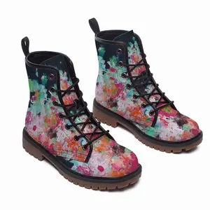 Men Wish You Flowers Nr Q Leather Work Boots