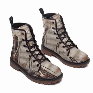 Men Birdman Leather Work Boots