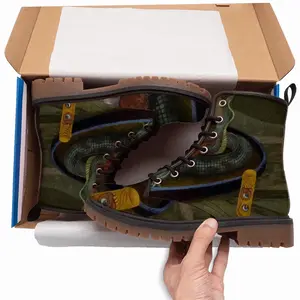 Men The Serpents Dream Leather Work Boots