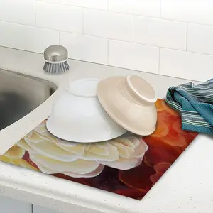 Roses Kitchen Drying Pad (Square)