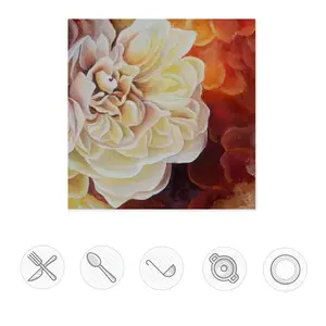 Roses Kitchen Drying Pad (Square)