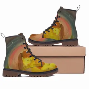 Men Aura Leather Work Boots