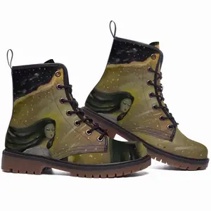 Men Dilemma Leather Work Boots