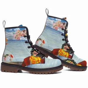 Men Fear Of Clowns Leather Work Boots