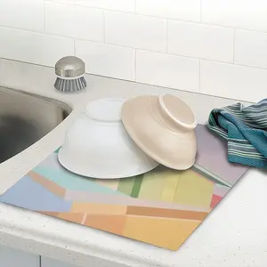 Color Rhytm Kitchen Drying Pad (Square)