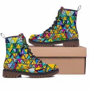 Men I Built Pyramids Leather Work Boots