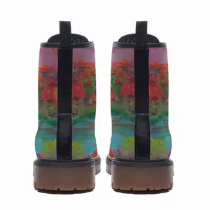 Men Rhythm Of Colors Leather Work Boots