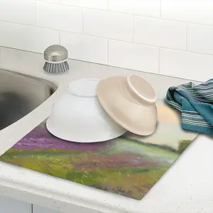 Lavender Field Kitchen Drying Pad (Square)