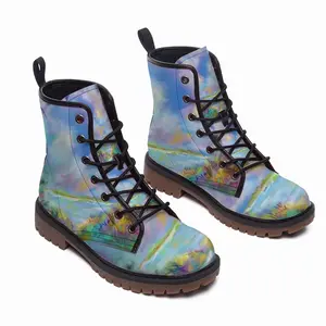 Men Earth Of Colors Series A Leather Work Boots