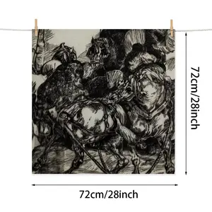 After Gericault Kitchen Drying Pad (Square)