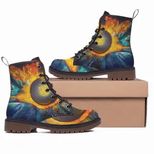 Men Hidden Universe Leather Work Boots