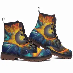 Men Hidden Universe Leather Work Boots