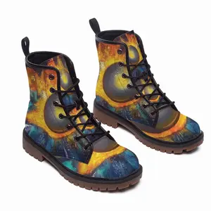 Men Hidden Universe Leather Work Boots