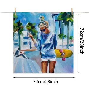 Summer Vibes Kitchen Drying Pad (Square)