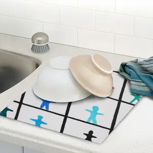 Starry Night Kitchen Drying Pad (Square)