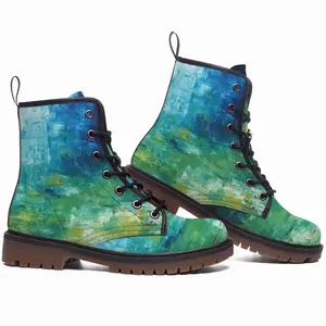 Men The Goldfish Pond Leather Work Boots