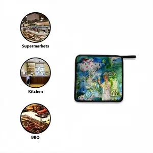 Boy With Bird Kitchen Insulation Pad