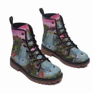 Men Selva Rosa Leather Work Boots