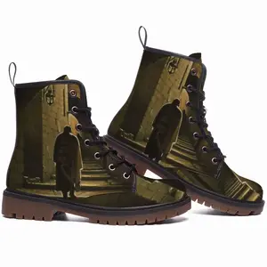 Men Old Jerusalem Leather Work Boots