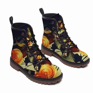 Men Torah Crowns Leather Work Boots