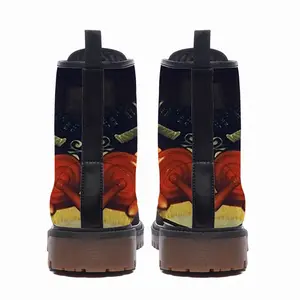 Men Torah Crowns Leather Work Boots