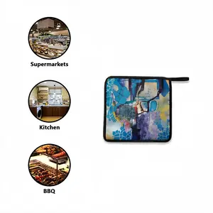 Maelstrom In Blue Kitchen Insulation Pad