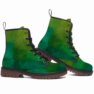 Men Vibrations - In A Garden Leather Work Boots