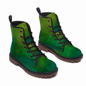 Men Vibrations - In A Garden Leather Work Boots