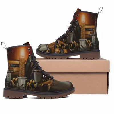 Men Havdalah Leather Work Boots