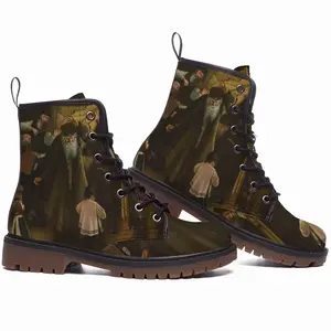 Men World Blown Holocaust Shtetl Mezhirich Klezmers Leather Work Boots