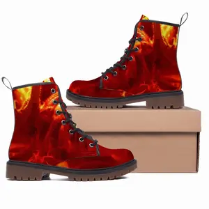 Men Flowers Eaglefire Leather Work Boots