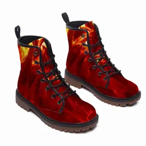 Men Flowers Eaglefire Leather Work Boots