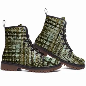 Men Egyptian Traces Leather Work Boots