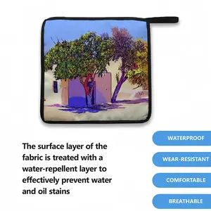 Santorini Trees In Oia Kitchen Insulation Pad