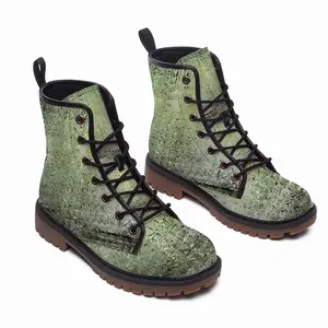 Men Material And Texture Leather Work Boots