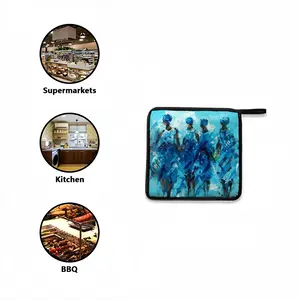 Women In Blue Kitchen Insulation Pad