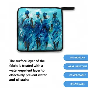 Women In Blue Kitchen Insulation Pad