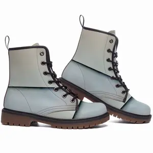 Men Charcoal White No 1 Series 4 Leather Work Boots