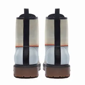 Men White Orange Series 3 Leather Work Boots