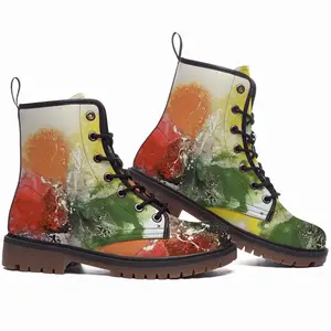 Men Rainbow Studies Number 1 Leather Work Boots