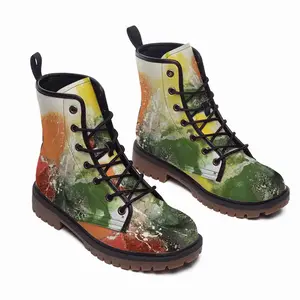 Men Rainbow Studies Number 1 Leather Work Boots