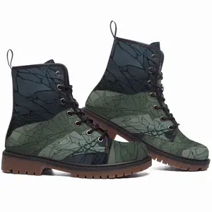 Men Message Series 2D Leather Work Boots