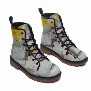 Men Montana Leather Work Boots