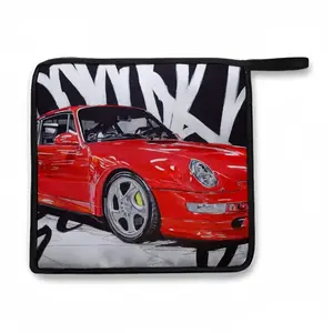 Porsche Turbo Red Kitchen Insulation Pad