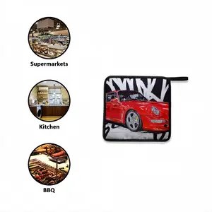 Porsche Turbo Red Kitchen Insulation Pad