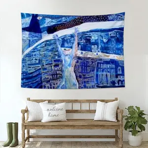 True Blue Wall Tapestry (Multi-Size, Horizontal)