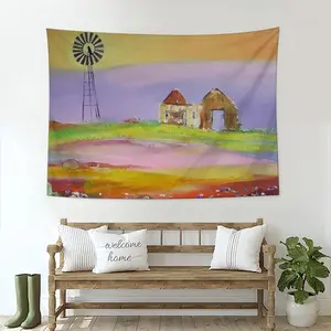 Windmill Wall Tapestry (Multi-Size, Horizontal)