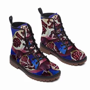 Men Pomegranates Part 1(Blue) Leather Work Boots